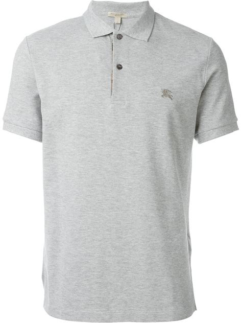 grey burberry polo shirt|Burberry polo shirt vintage.